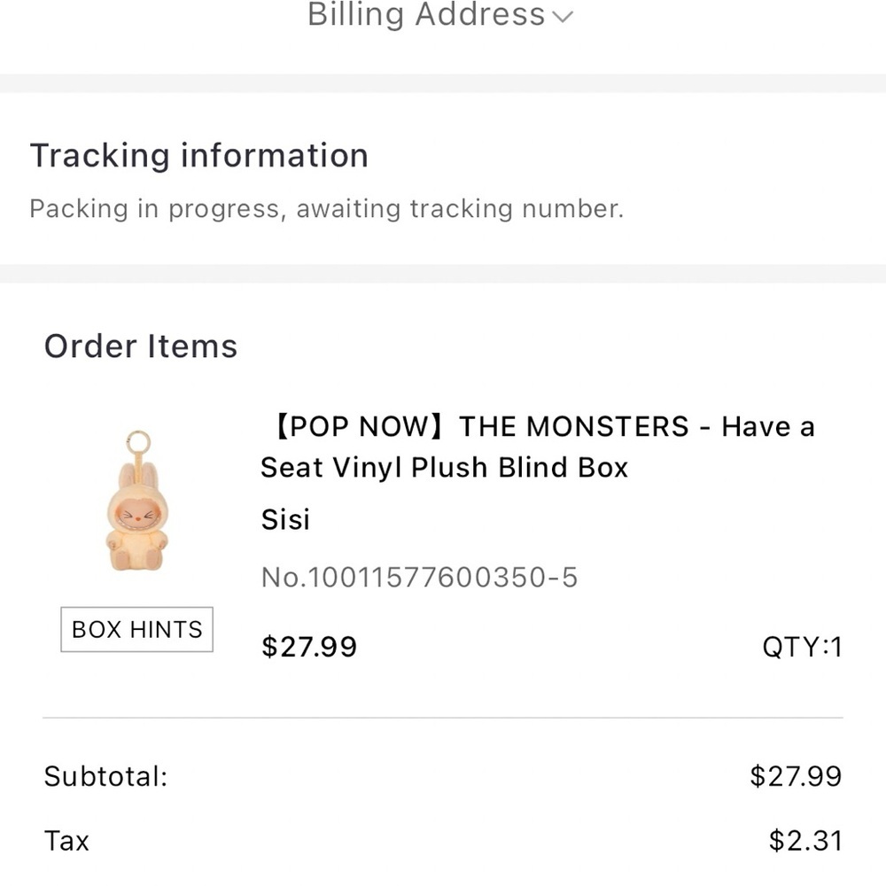 NWT NIB Labubu THE MONSTERS - Have a Seat Vinyl Plush Blind Box - Sisi - Picture 15 of 15